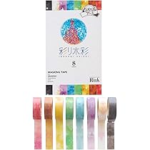 マスキングテープ 水彩 △mt art tape 水彩絵の具 9mm幅セット | mt art tape セット